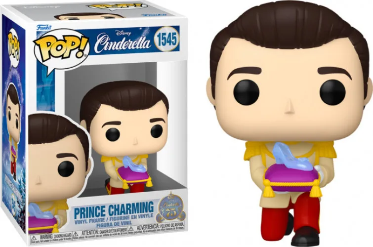 Disney Cinderella Funko Pop Vinyl: Prince Charming with Slipper by Funko – product photo 1 of 2
