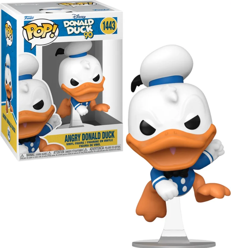 Disney Donald Duck 90th Anniversary Funko Pop Vinyl: Donald Duck Angry van Funko – productfoto 1 van 2