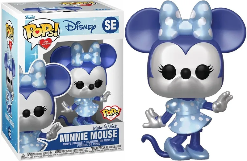 Disney Funko Pop Vinyl: Make-A-Wish Minnie Mouse Metallic Blue van Funko – productfoto 1 van 3