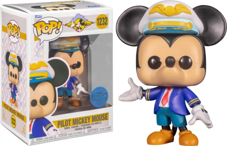 Disney Funko Pop Vinyl: Pilot Mickey Mouse van Funko – productfoto
