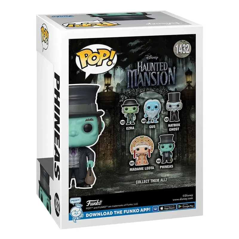 Disney Haunted Mansion Funko Pop Vinyl - Phineas van Funko – productfoto 2 van 3