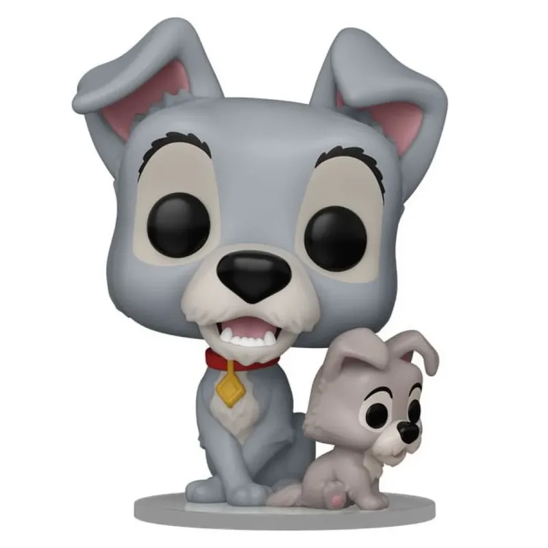 Disney Lady and The Tramp Funko Pop Vinyl: Tramp with Puppy van Funko – productfoto 2 van 2
