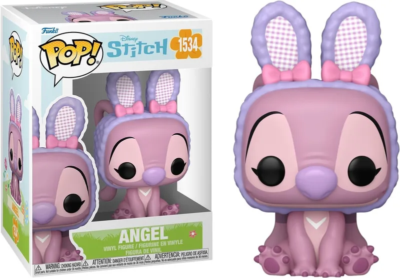 Disney Lilo & Stitch Easter Funko Pop Vinyl: Angel van Funko – productfoto 1 van 2