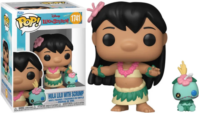Disney Lilo & Stitch Funko Pop Vinyl: Hula Lilo with Scrump van Funko – productfoto