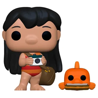 Disney Lilo & Stitch Funko Pop Vinyl: Lilo with Pudge by Funko – product photo 2 of 3