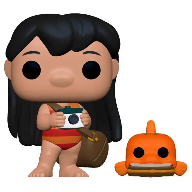 Disney Lilo & Stitch Funko Pop Vinyl: Lilo with Pudge by Funko – product photo 2 of 3