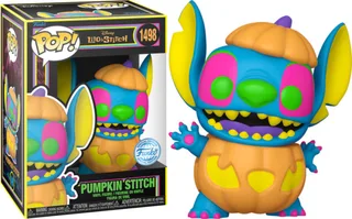 Disney Lilo & Stitch Funko Pop Vinyl: Pumpkin Stitch (Blacklight) van Funko – productfoto 1 van 2
