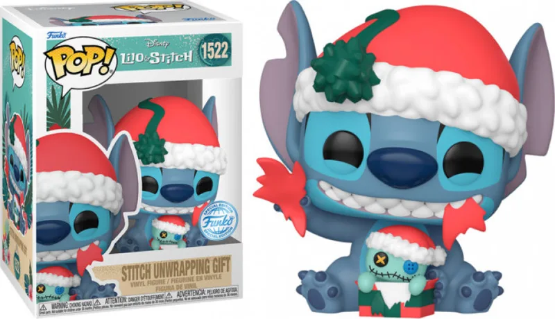 Disney Lilo & Stitch Funko Pop Vinyl: Stitch Unwrapping Gift by Funko – product photo 1 of 2
