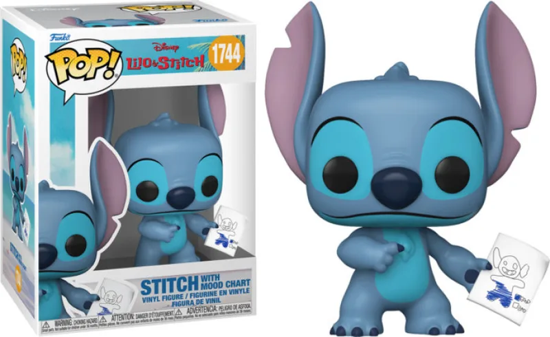 Disney Lilo & Stitch Funko Pop Vinyl: Stitch with Mood Chart van Funko – productfoto 1 van 2