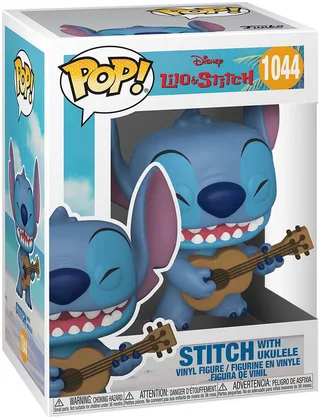 Disney Lilo & Stitch Funko Pop Vinyl: Stitch with Ukulele van Funko – productfoto 2 van 2