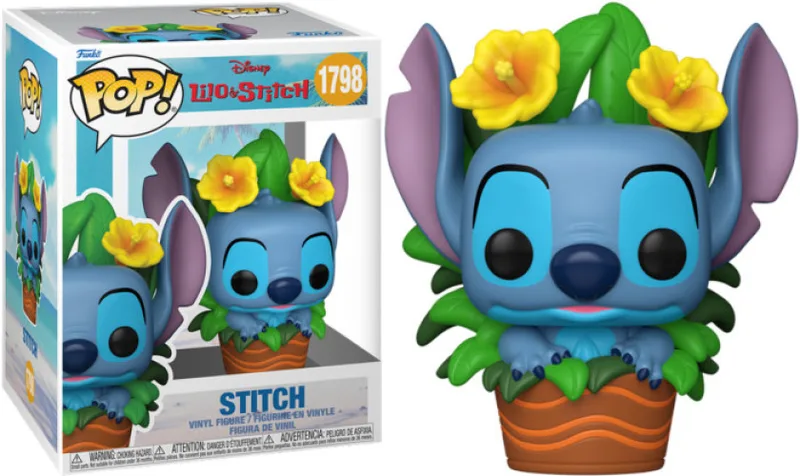 Disney Lilo & Stitch Premium Funko Pop Vinyl: Stitch (Plants) (1798) by Funko – product photo