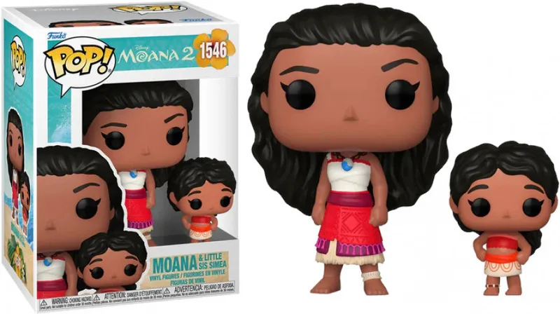 Disney Moana 2 Funko Pop Vinyl: Moana & Little Sis Simea by Funko – product photo 1 of 2