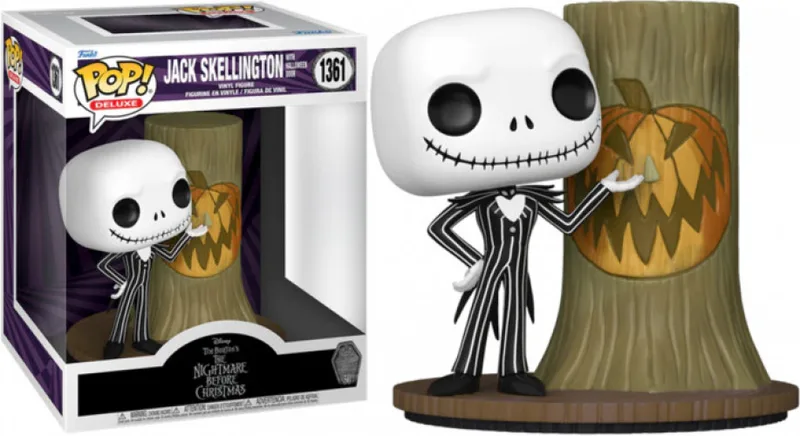 Disney Nightmare Before Christmas Deluxe Funko Pop Vinyl: Jack Skellington with Halloween Door van Funko – productfoto 1 van 3