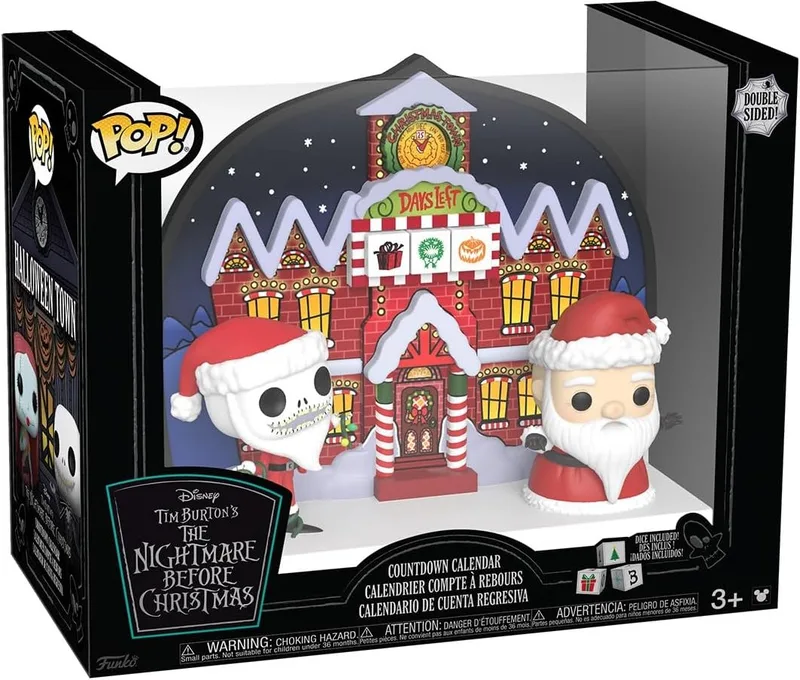 Disney Nightmare Before Christmas Funko Pop Vinyl: Dual Side Countdown Calender van Funko – productfoto