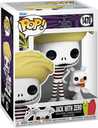 Disney Nightmare Before Christmas Funko Pop Vinyl: Jack with Zero van Funko – productfoto 1 van 2