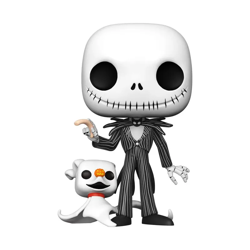 Disney Nightmare Before Christmas Funko Pop Vinyl: Jumbo Jack Skellington with Zero van Funko – productfoto 2 van 2