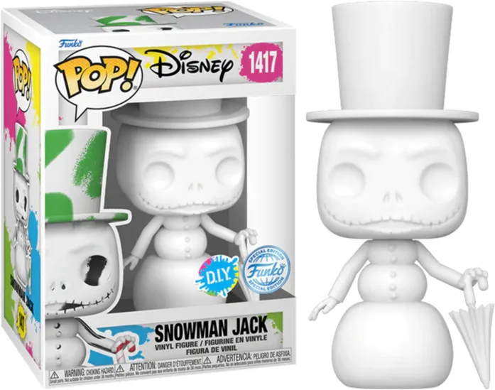 Disney Nightmare Before Christmas Funko Pop Vinyl: Snowman Jack D.I.Y. by Funko – product photo