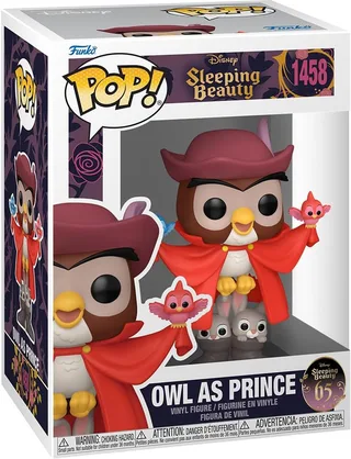 Disney Sleeping Beauty 65th Anniversary Funko Pop Vinyl: Owl as Prince by Funko – product photo 1 of 2