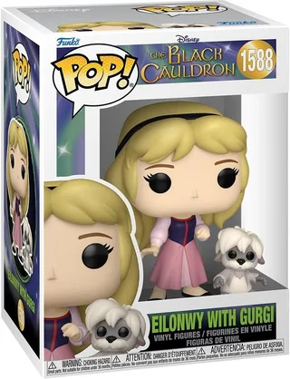 Disney The Black Cauldron Funko POP Vinyl: Eilonwy with Gurgi van Funko – productfoto 1 van 2