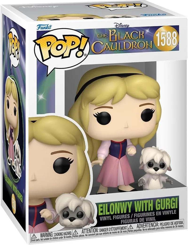 Disney The Black Cauldron Funko POP Vinyl: Eilonwy with Gurgi van Funko – productfoto 1 van 2
