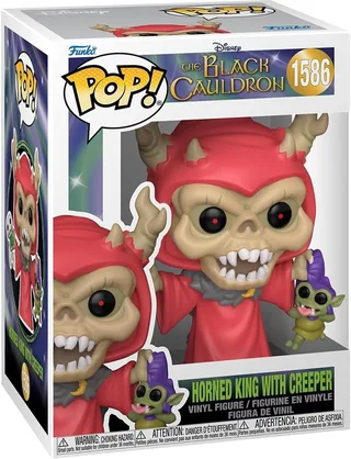 Disney The Black Cauldron Funko POP Vinyl: Horned King with Creeper van Funko – productfoto 1 van 2