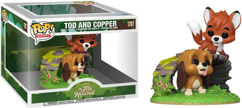 Disney The Fox and The Hound Moments Funko Pop Vinyl: Tod & Copper 2-Pack van Funko – productfoto