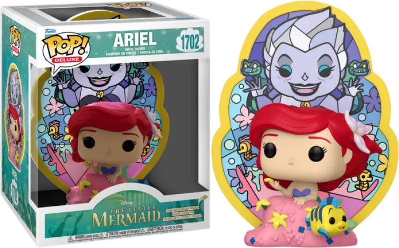 Disney The Little Mermaid Funko Pop Deluxe Vinyl: Ariel (Stained Glass) van Funko – productfoto