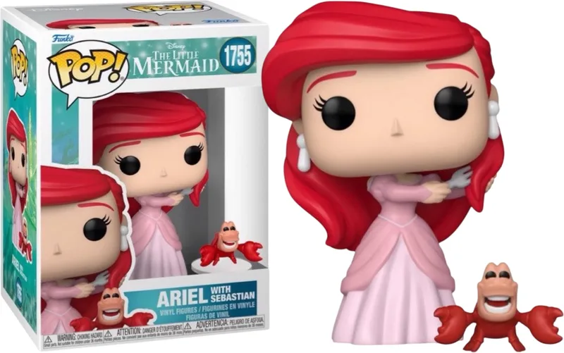 Disney The Little Mermaid Funko Pop Vinyl: Ariel with Sebastian van Funko – productfoto