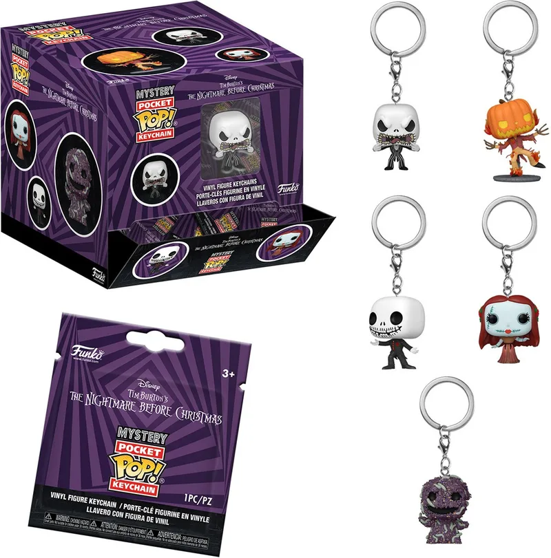 Disney The Nightmare Before Christmas Funko Mystery Pocket Pop Blind Bag (1 Figure) van Funko – productfoto