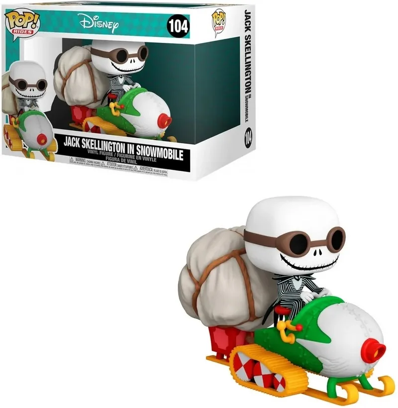 Disney The Nightmare Before Christmas Funko Pop Vinyl: Jack Skellington in Snowmobile van Funko – productfoto