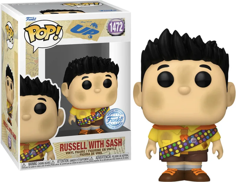 Disney UP Funko Pop Vinyl: Russel with Sash van Funko – productfoto