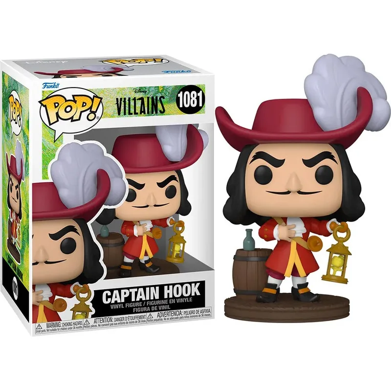 Disney Villains Funko Pop Vinyl: Captain Hook van Funko – productfoto 2 van 3