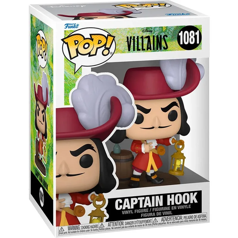 Disney Villains Funko Pop Vinyl: Captain Hook van Funko – productfoto 3 van 3