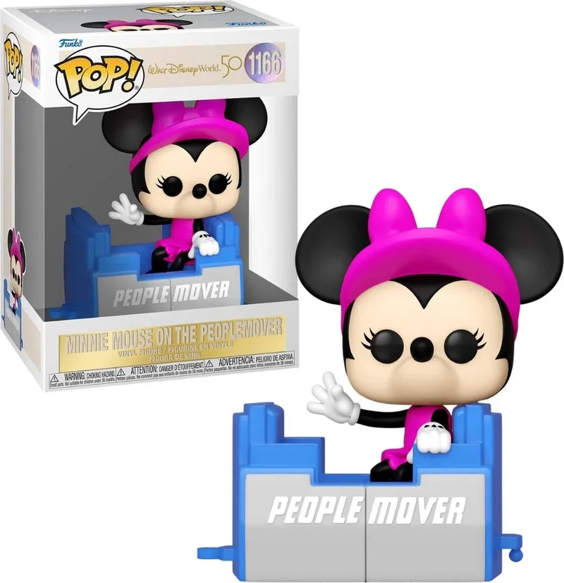 Disney World 50th Anniversary Funko Pop Vinyl: Minnie Mouse on the PeopleMover by Funko – product photo 1 of 2