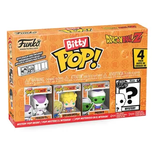 Dragon Ball Z Funko Bitty Pop! 4-Pack: Frieza (4th Form) / Super Saiyan Goku (First Appearance) / Piccolo van Funko – productfoto 2 van 4