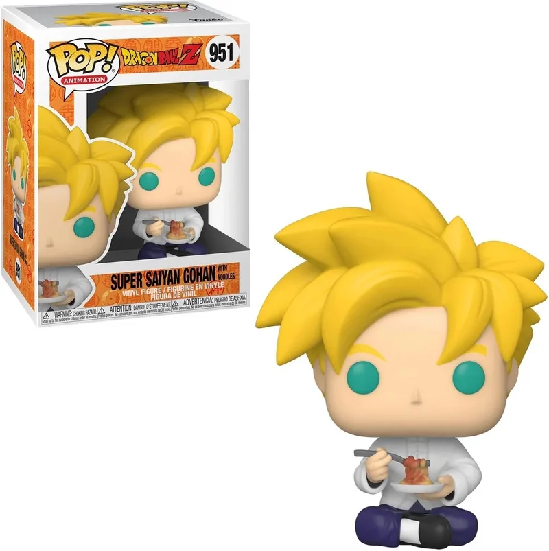 Dragon Ball Z Funko Pop Vinyl: Super Saiyan Gohan with Noodles van Funko – productfoto 1 van 3