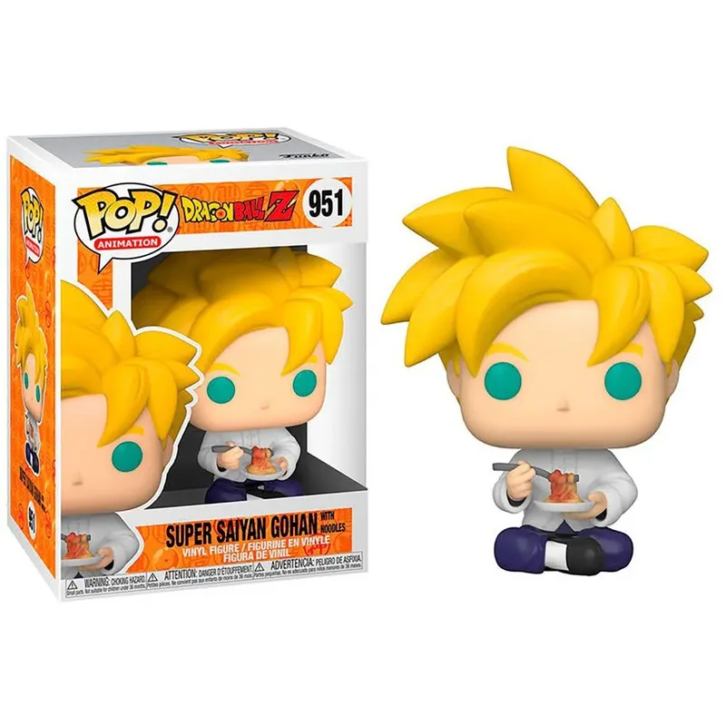 Dragon Ball Z Funko Pop Vinyl: Super Saiyan Gohan with Noodles van Funko – productfoto 3 van 3