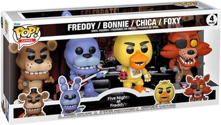 Five Nights at Freddy's Funko Pop Vinyl 4-Pack: Freddy / Bonnie / Chica / Foxy by Funko – product photo 1 of 2