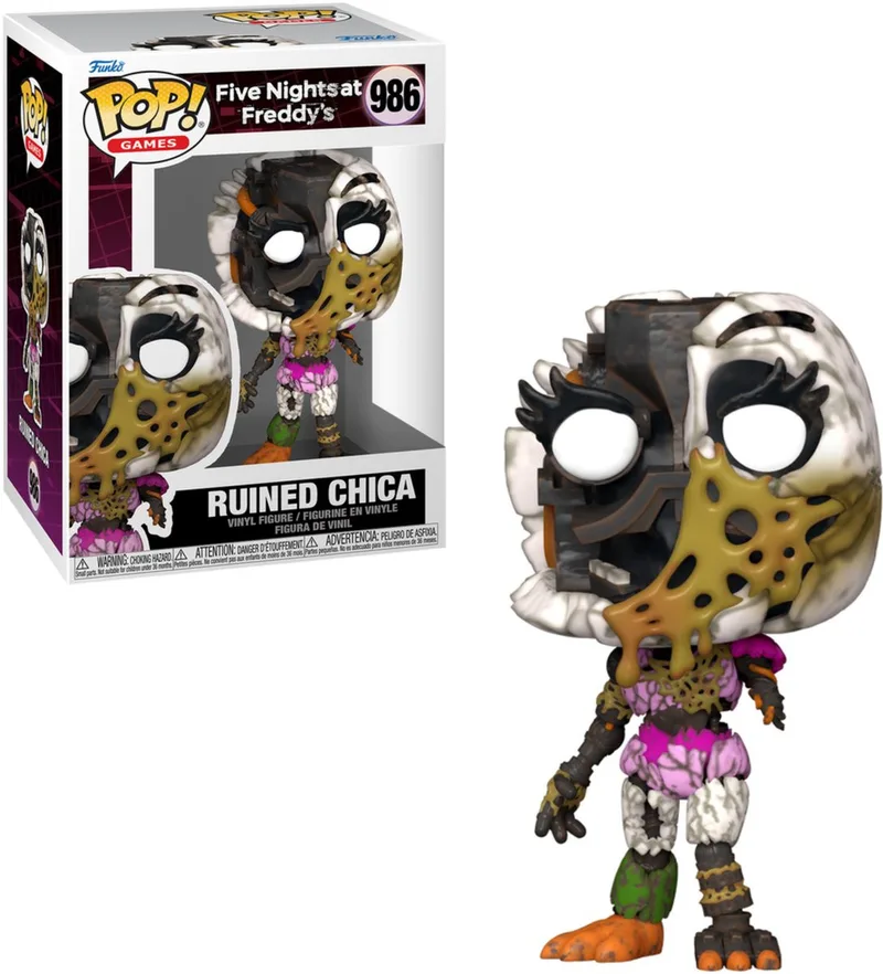 Five Nights at Freddy's Security Breach Ruin Funko Pop Vinyl: Ruined Chica by Funko – product photo 1 of 2