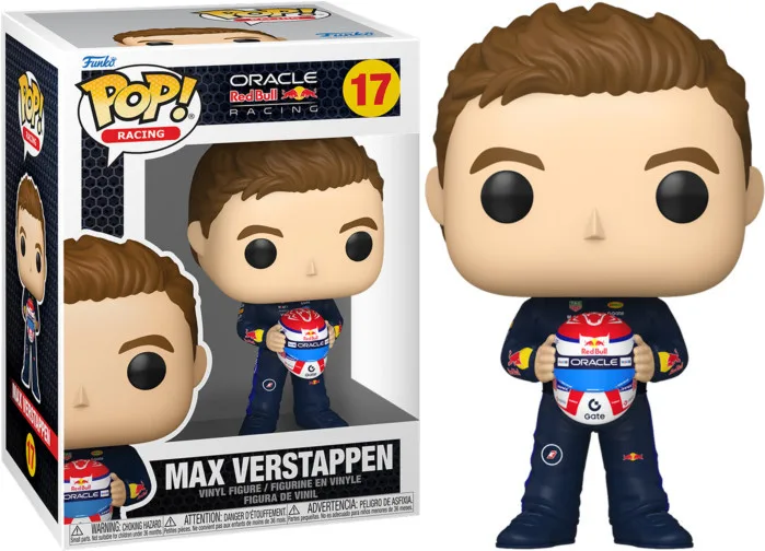 Formula 1 Funko Pop Vinyl: Max Verstappen (Holding Helmet) (17) by Funko – product photo 1 of 2