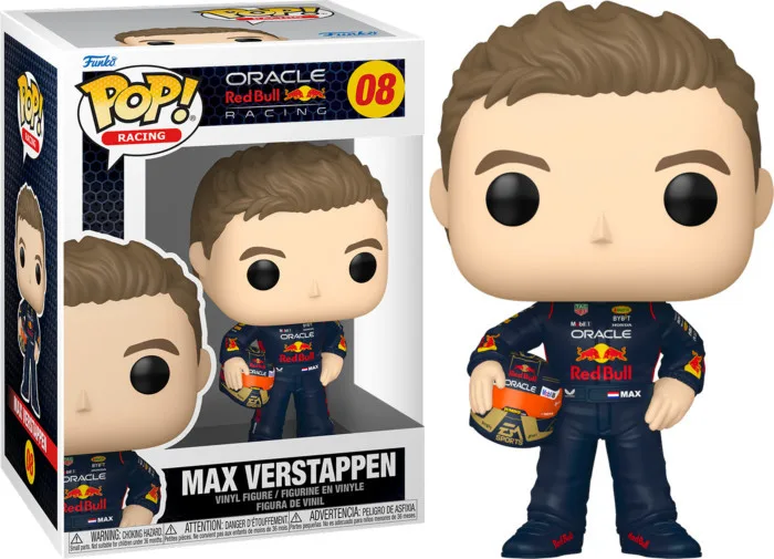 Formula 1 Funko Pop Vinyl: Max Verstappen with Helm van Funko – productfoto 1 van 2