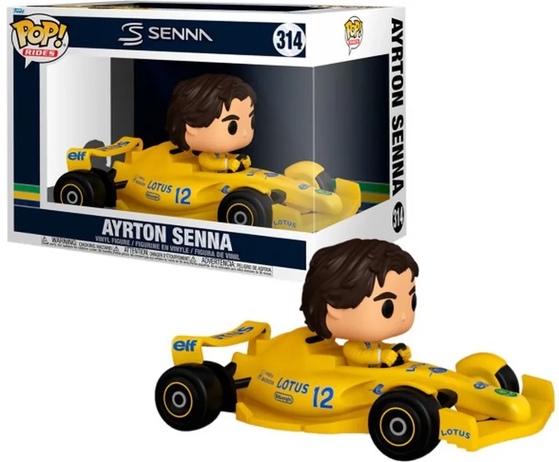 Formula 1 Rides Super Deluxe Funko Pop Vinyl: Ayrton Senna (Lotus) by Funko – product photo 1 of 2