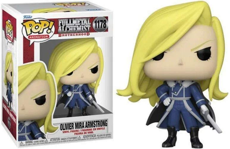 Fullmetal Alchemist Brotherhood Funko Pop Vinyl: Olivier Mira Armstrong van Funko – productfoto 1 van 3