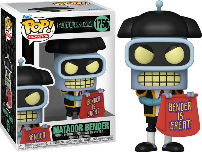 Futurama Funko Pop Vinyl: Matador Bender van Funko – productfoto 1 van 2