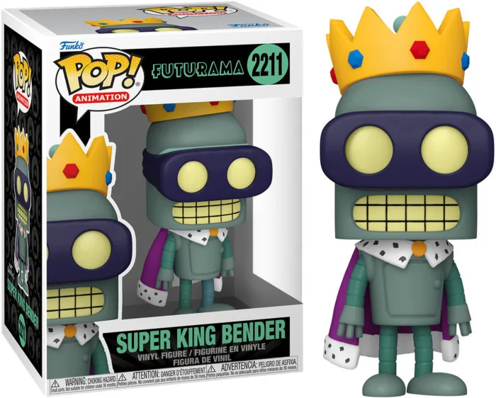Futurama Funko Pop Vinyl: Super King Bender van Funko – productfoto 1 van 2