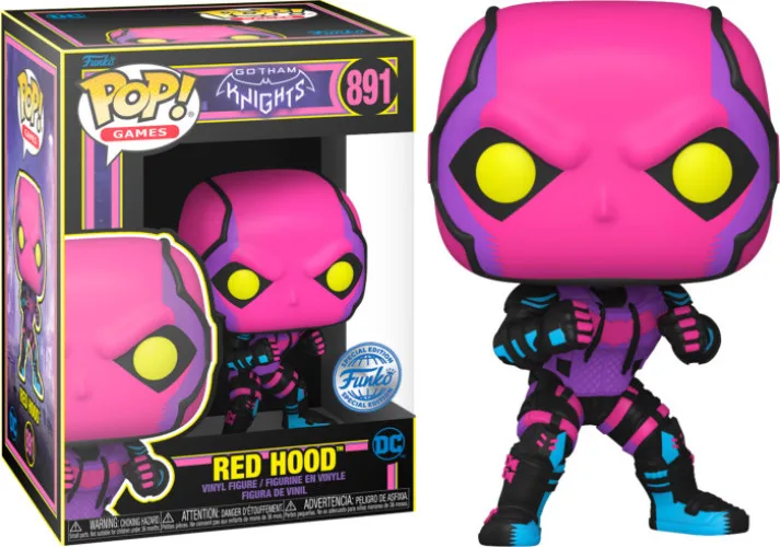 Gotham Knights Funko Pop Vinyl: Red Hood (Blacklight) van Funko – productfoto