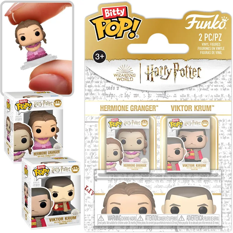 Harry Potter Funko Bitty Pop! 2-Pack: Hermione Granger & Viktor Krum by Funko – product photo 1 of 5