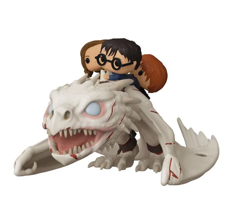 Harry Potter Funko Pop Vinyl: Harry, Hermione & Ron Riding Gringotts Dragon van Funko – productfoto 2 van 2
