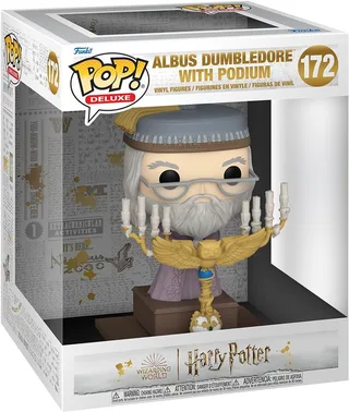 Harry Potter: Prisoner of Azkaban Funko Pop! Vinyl: Dumbledore with Podium van Funko – productfoto 1 van 2