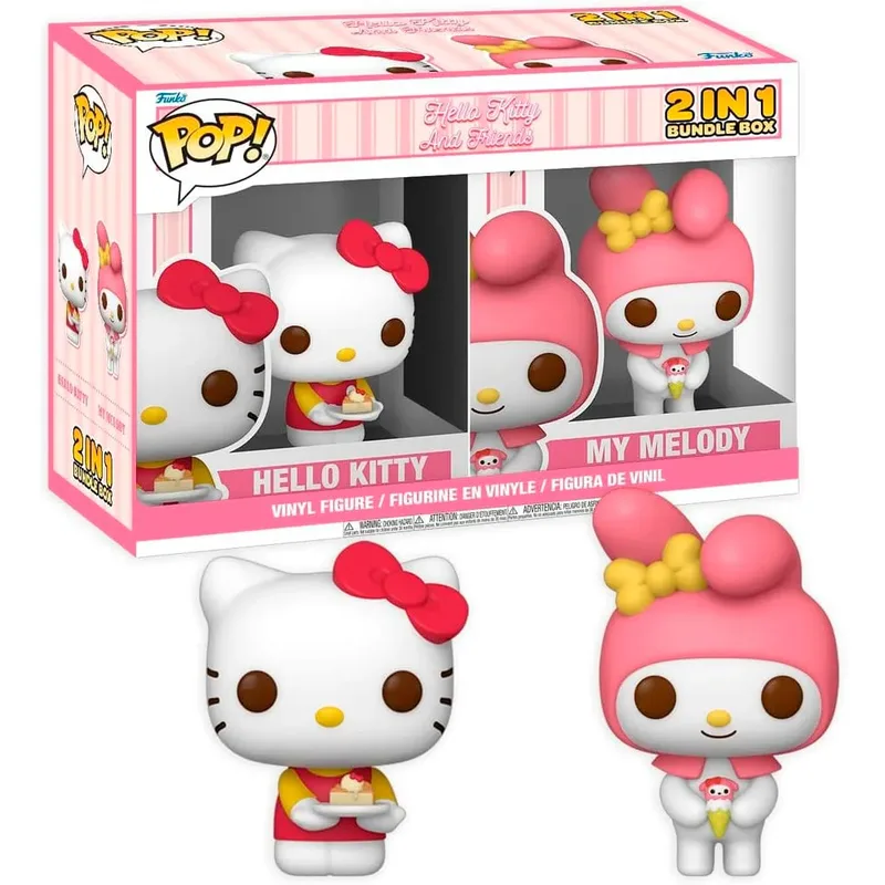 Hello Kitty And Friends 2-In-1 Assembled Funko Pop Vinyl Bundle Box: Hello Kitty & My Melody van Funko – productfoto 2 van 2
